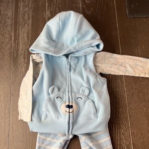 4 sets long sleeve 9m boy outfit two piece carters and Oshkosh